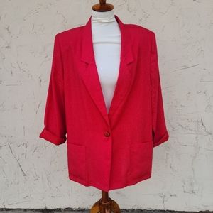 Vintage Pink Sag Harbor Blazer